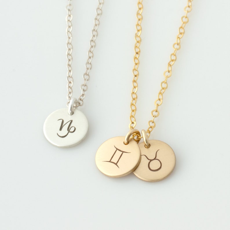 Zodiac Necklace Astrology NecklaceMom NecklaceHoroscope NecklaceZodiac Star Sign NecklaceChristmas Gift For SisterGift for Her