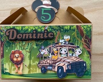 Mickey Safari Treat Boxes, Mickey Safari, Mickey Party Decor, Mickey Birthday Party, Disney Party Supplies