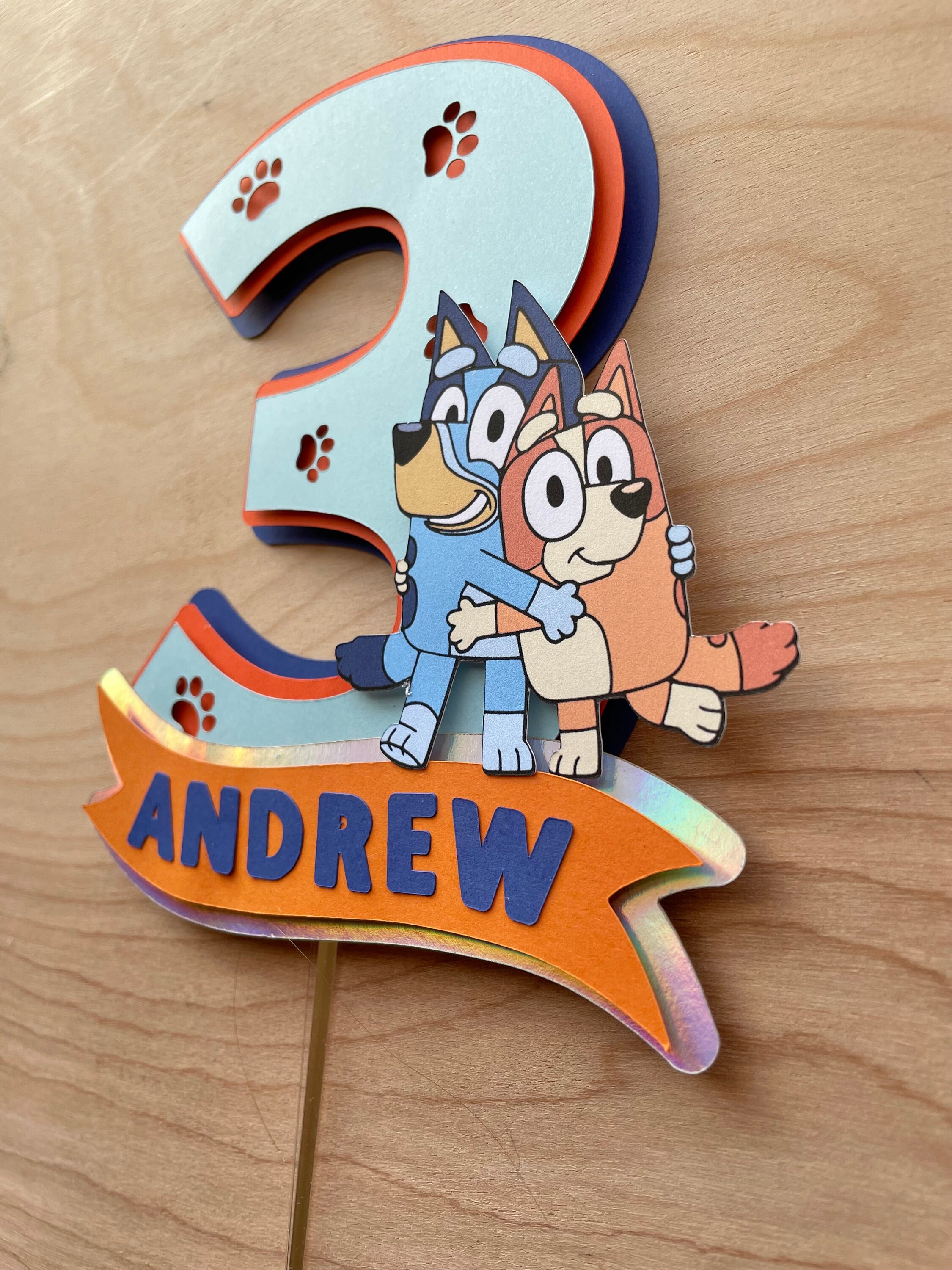 Bluey Cake Topper
