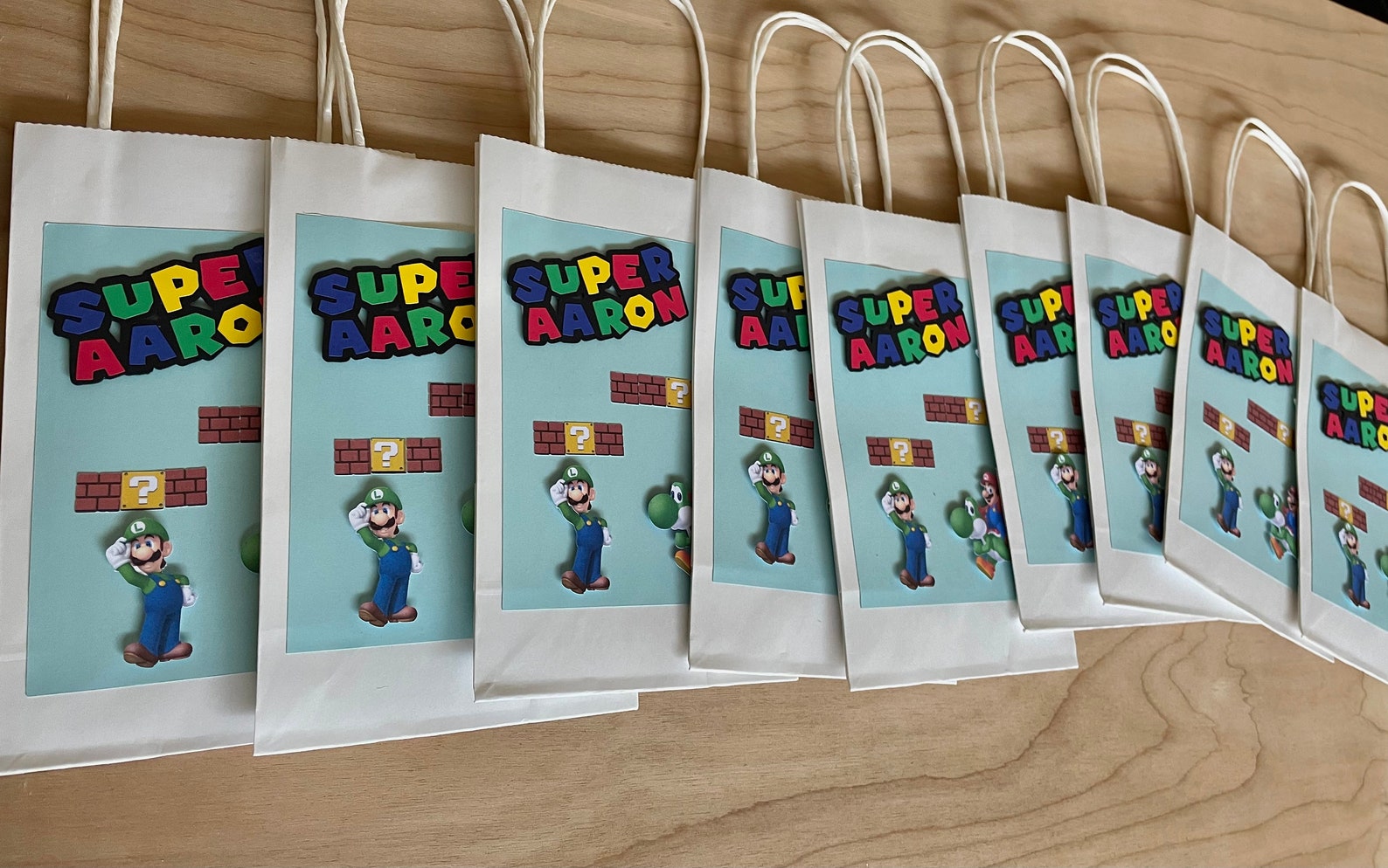 Treat Bags, Super Mario Party Bags. Party Bags, Super Mario, Luigi ...
