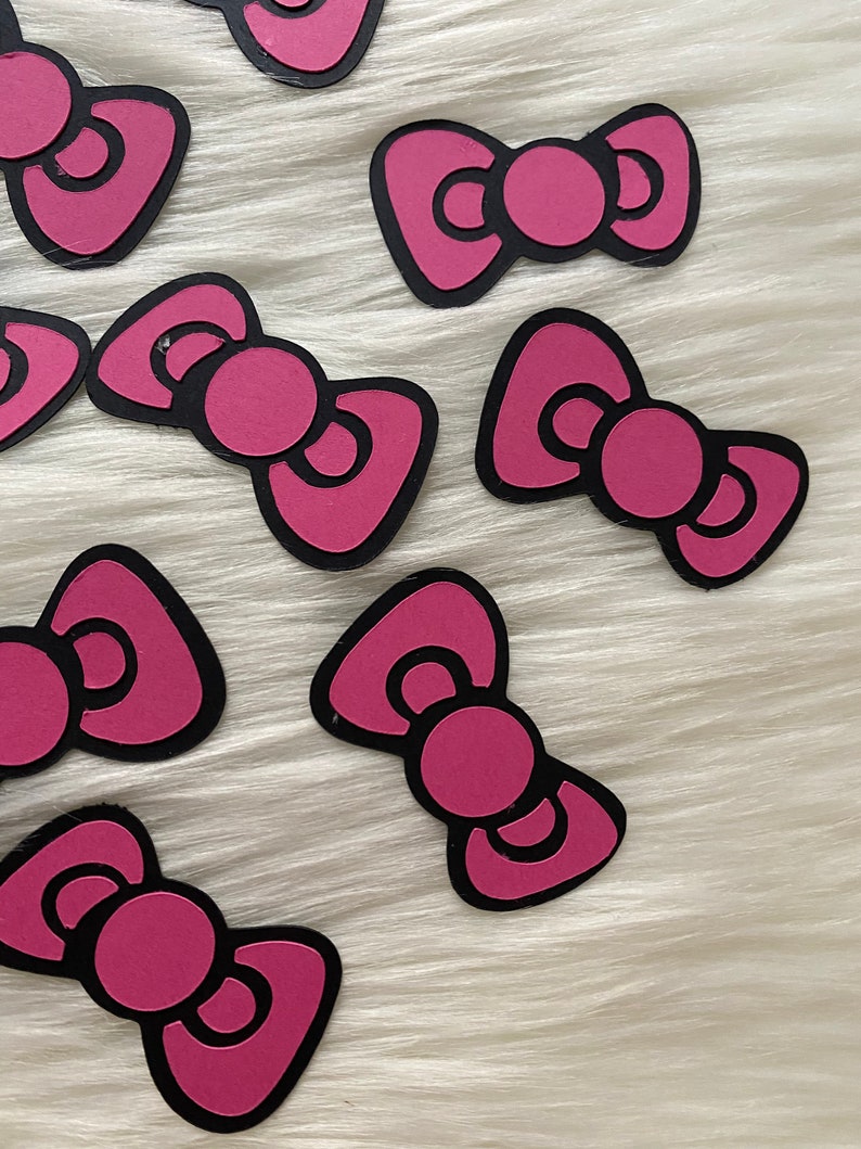 Birthday Confetti Hello Kitty Inspired Confetti Hello Kitty Etsy