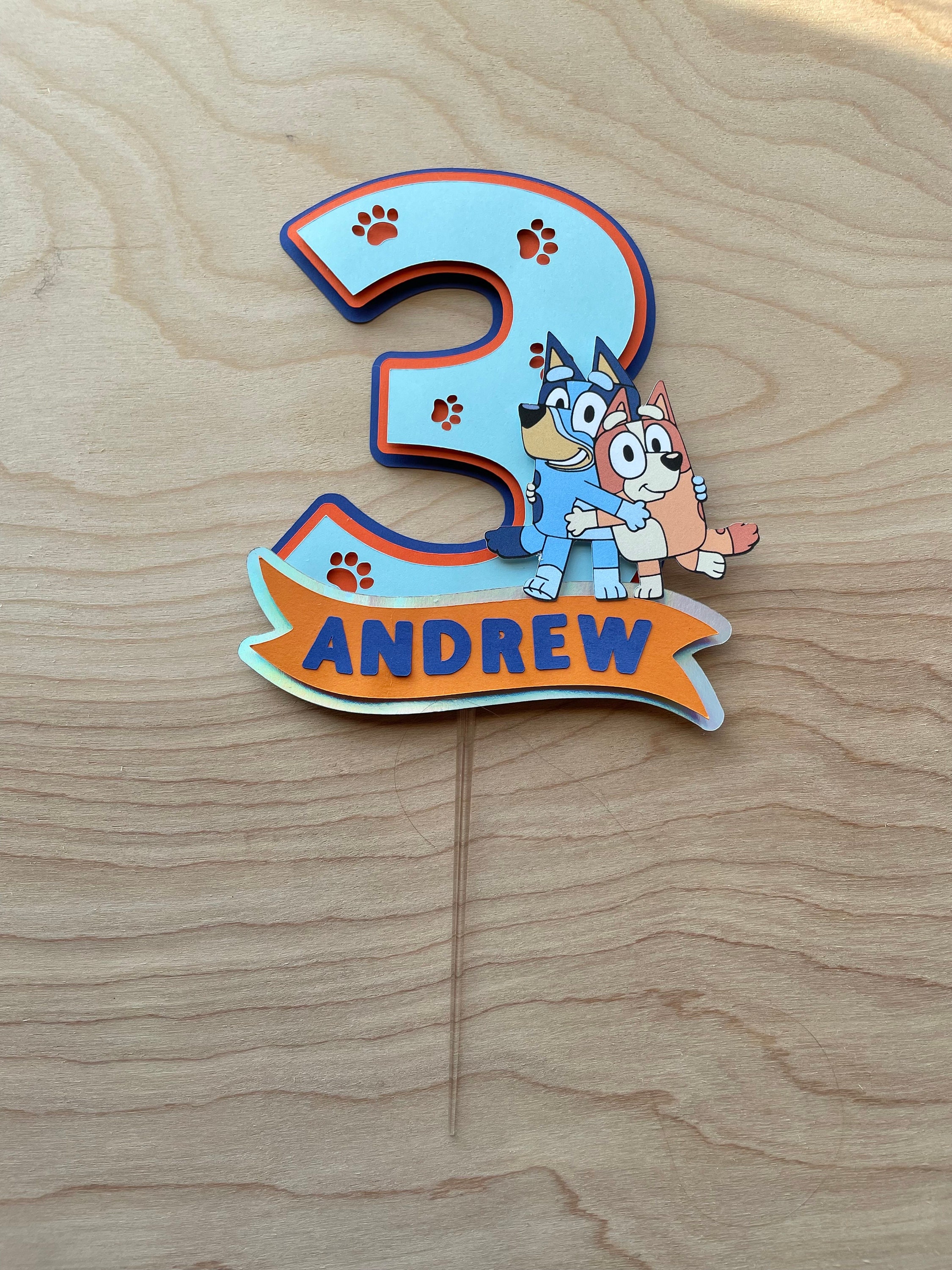 Bluey Cake Topper