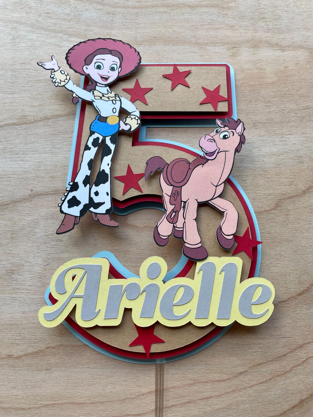 Wordjesse Topper Toy Story Cake Topper, Jessie Cake Topper, Toy Story Party, Woody Cake ...