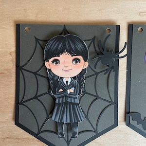 Wednesday Birthday Banner, Addams Family Party, Wednesday Addams Party, Birthday Banner, Photo Prop