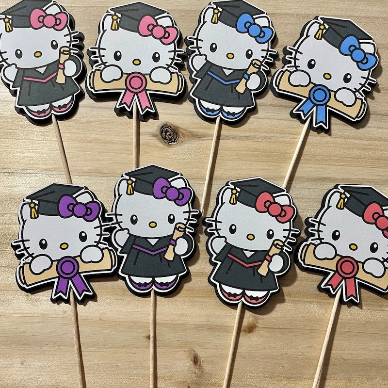 Hello Kittys Graduation - Etsy