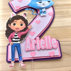 Gabby’s Dollhouse, Cake Topper, Gabby’s Dollhouse Birthday Party, Gabby’s, Birthday Cake Topper
