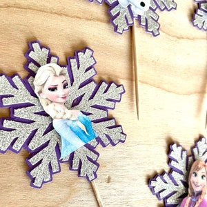 Cupcake Toppers, Frozen Cupcake Toppers, Frozen Birthday Party, Olaf Cupcake Toppers, Disney Party