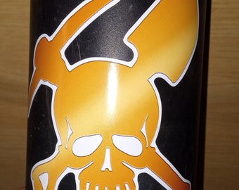 Gold Miner Skull Pick & Shovel