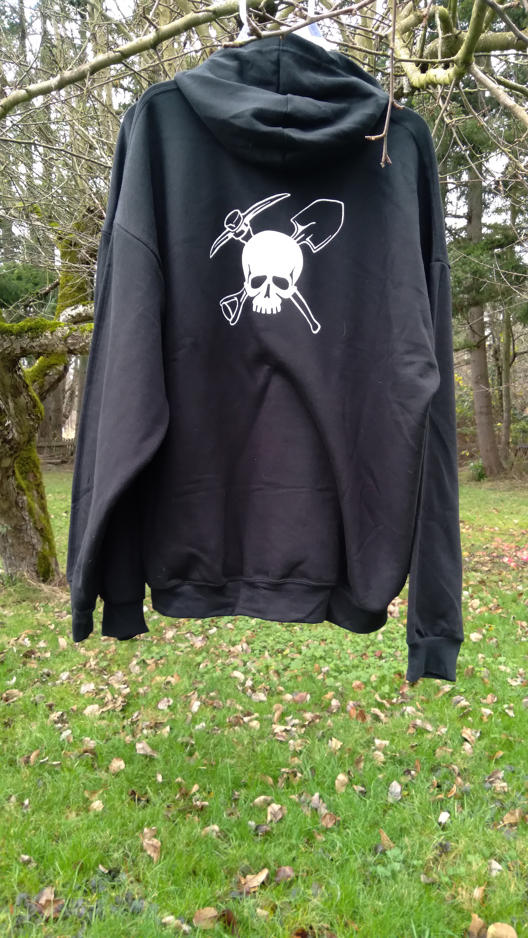Skull Pick and Shovel Rockhound Geology Hoodie Sweatshirt - Etsy 