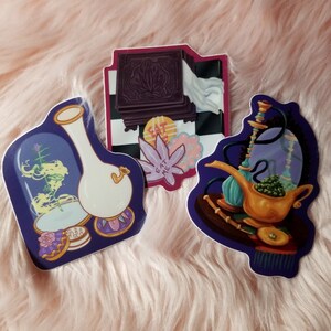 Pot Princess Vinyl Sticker Set - Fairytale Cannabis Art Decals