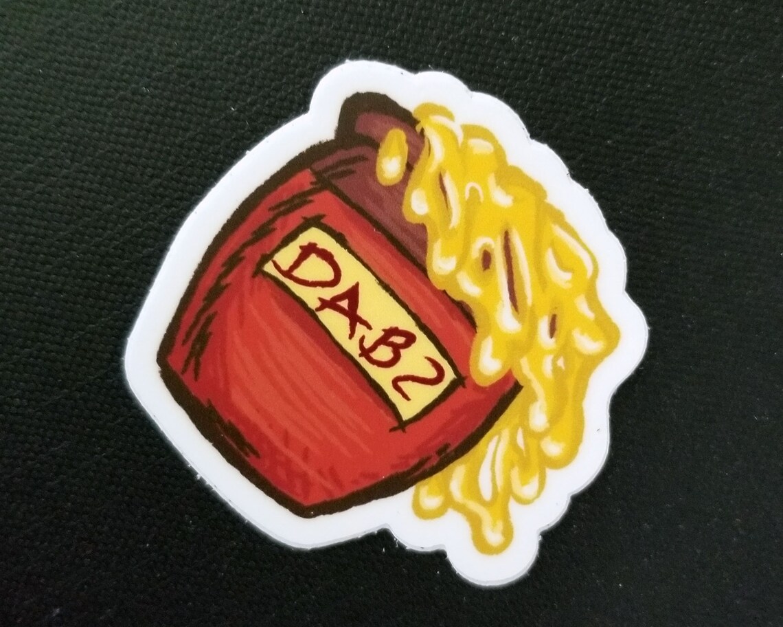 Dab Sticker Honeypot Dabs Vinyl Sticker - Weed Wax Sticker Marijuana Decal Cannabis ...