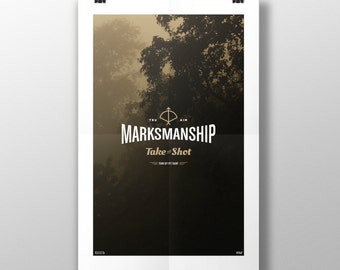 Marksmanship Hunter - World of Warcraft WoW Class/Spec Brands Poster Series Digital File Set