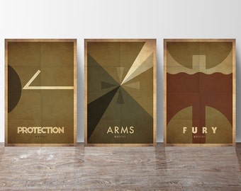 Warrior Bundle - WoW Minimalist Class Poster Series