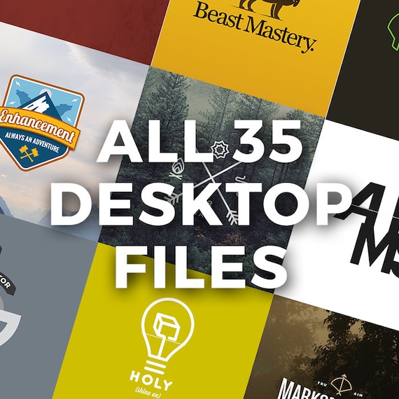 All 35 Desktop Wallpaper Files World Of Warcraft Wow Etsy