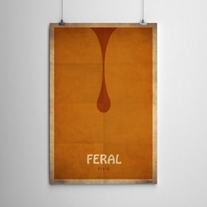 Feral Druid - WoW Minimalist Class Poster Series