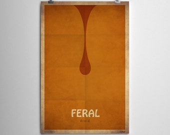 Feral Druid - WoW Minimalist Class Poster Series
