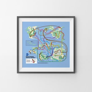 Final Fantasy Subway - NES Map Series