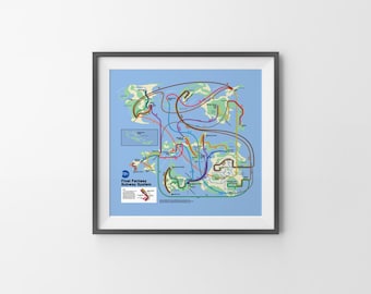 Final Fantasy Subway - NES Map Series