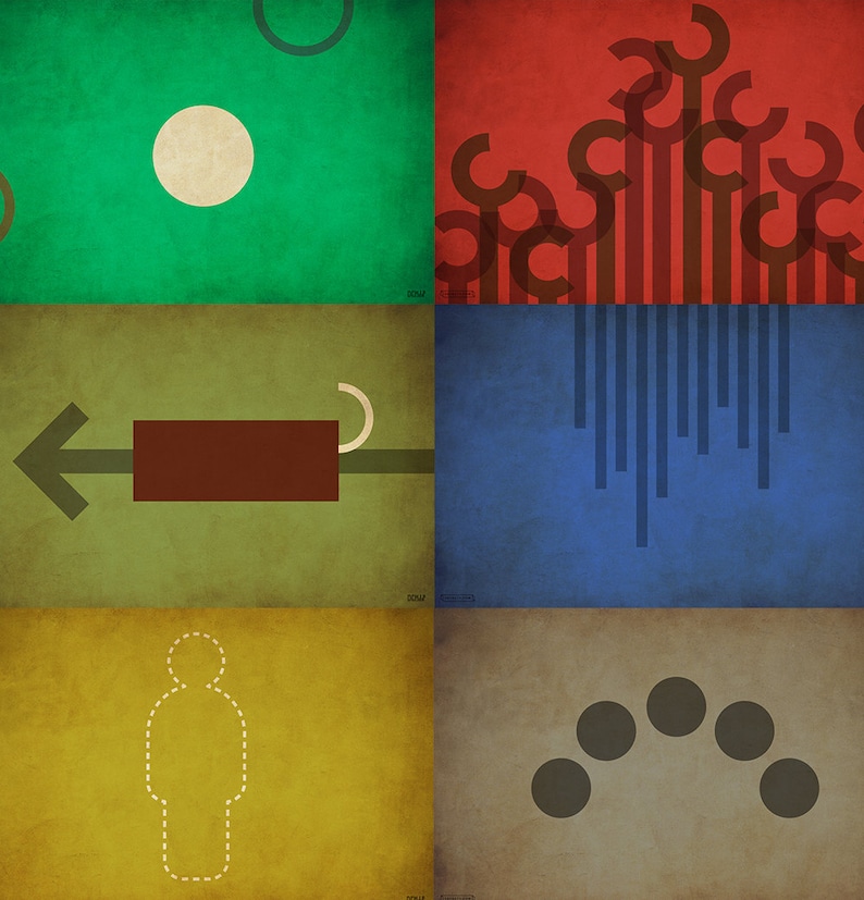 All 34 Classes Wow Minimalist Class Poster Series - Etsy