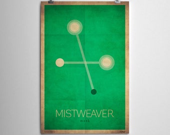 Mistweaver Monk - WoW Minimalist Class Poster Series