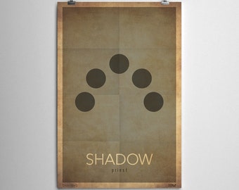 Shadow Priest - WoW Minimalist Class Poster Series