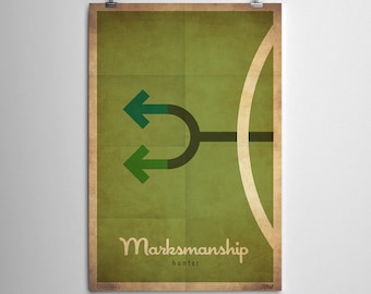 Marksmanship Hunter - WoW Minimalist Class Poster Series
