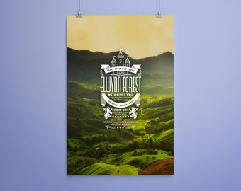 Elwynn Forest - Warcraft ATLAS Tourism Poster