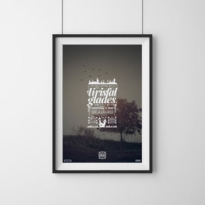 Tirisfal Glades - World of Warcraft ATLAS Staring Zone Tourism Travel Poster Series, Typography & Photography