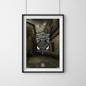 Gilneas - World of Warcraft ATLAS Staring Zone Tourism Travel Poster Series, Typography & Photography