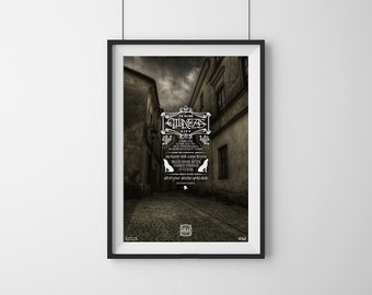 Gilneas - World of Warcraft ATLAS Staring Zone Tourism Travel Poster Series, Typography & Photography