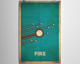 Fire Mage - WoW Minimalist Class Poster Series