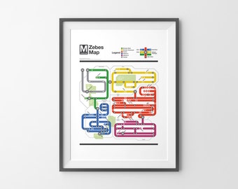 Metroid Metro - NES Map Series