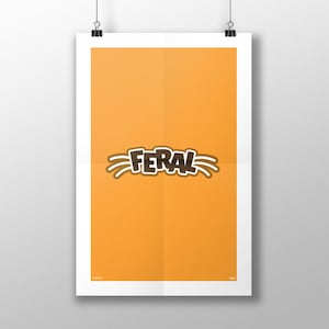 Feral Druid - World of Warcraft WoW Class/Spec Brands Poster Series Digital File Set