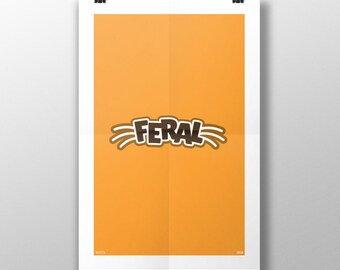 Feral Druid - World of Warcraft WoW Class/Spec Brands Poster Series Digital File Set