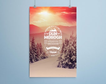 Dun Morogh - Cartel turístico de Warcraft ATLAS