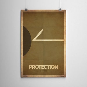 Protection Warrior - WoW Minimalist Class Poster Series