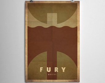 Fury Warrior - WoW Minimalist Class Poster Series