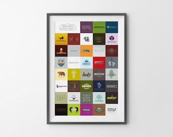 Brands of Warcraft - World of Warcraft WoW Class/Spec Brands Poster Series