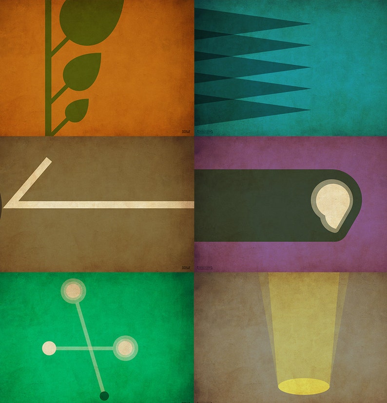 All 34 Classes Wow Minimalist Class Poster Series - Etsy