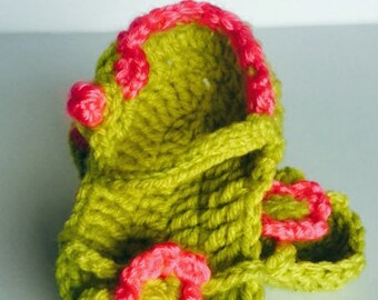 Sandalias de flores para bebé