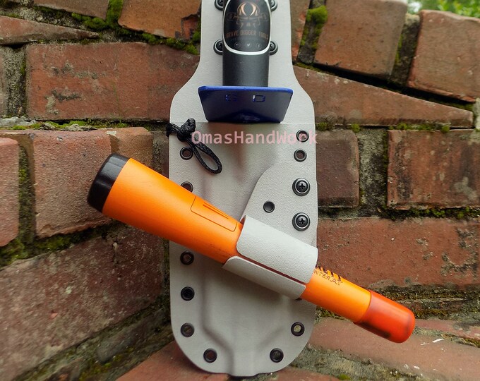 Kydex Metal Detecting Sheath With Pinpointer Holder gray Etsy
