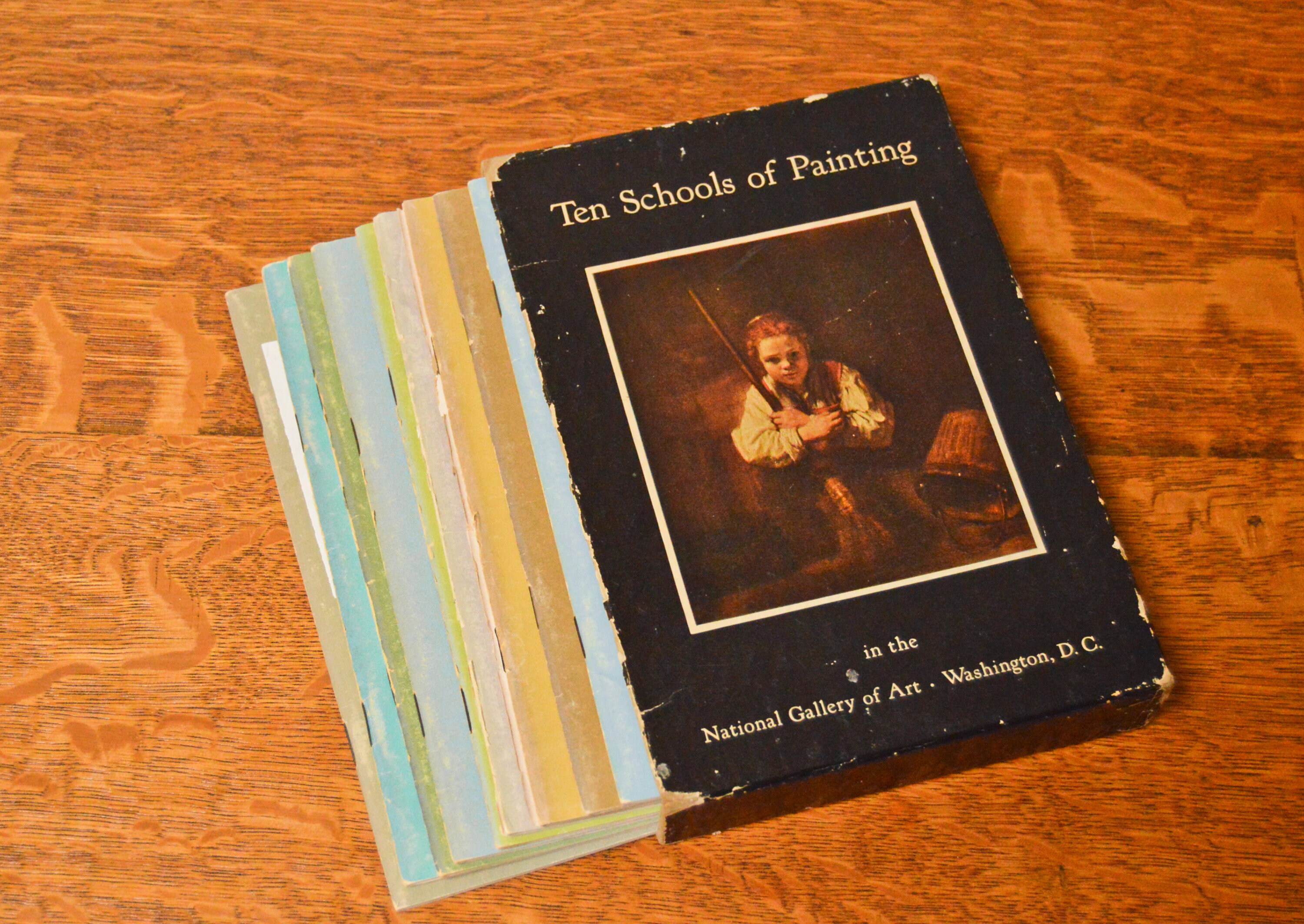 アート・デザイン・音楽 The National Galley Schools of Paitimngs Ten Schools of Painting (1959) Vintage Set of Art Pamphlets