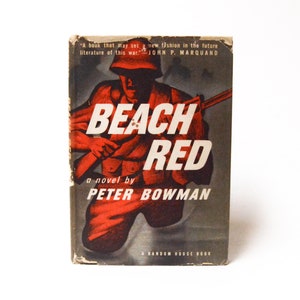 Beach Red (1945) Peter Bowman - vintage American war novel