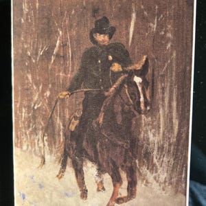 Westerse wenskaart, kaart voor alle gelegenheden, blanco cadeaukaart, originele door paard ontworpen kaart, cowboycadeaukaart, gratis verzending in de VS. Handgemaakte kaart