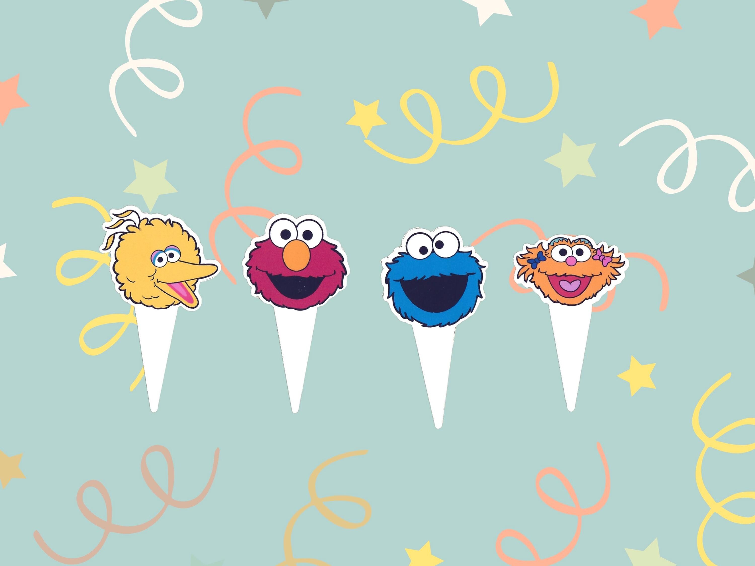 Sesame Street Cupcake Toppers 24 Count - Etsy