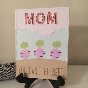 Tarjeta del Día de la Madre Feliz "Mamá, No puedes ser remolacha" - Tarjeta de día de las madres felices, tarjeta para mamá, día de las madres lindas, tarjeta para la tía, madrastra, tarjeta de remolacha