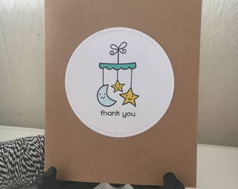 Set of 8 Baby Shower Thank You Cards, Baby Shower Gift, Thank You Cards, Party Thank You Cards, Card Set, Baby Thank You Cards