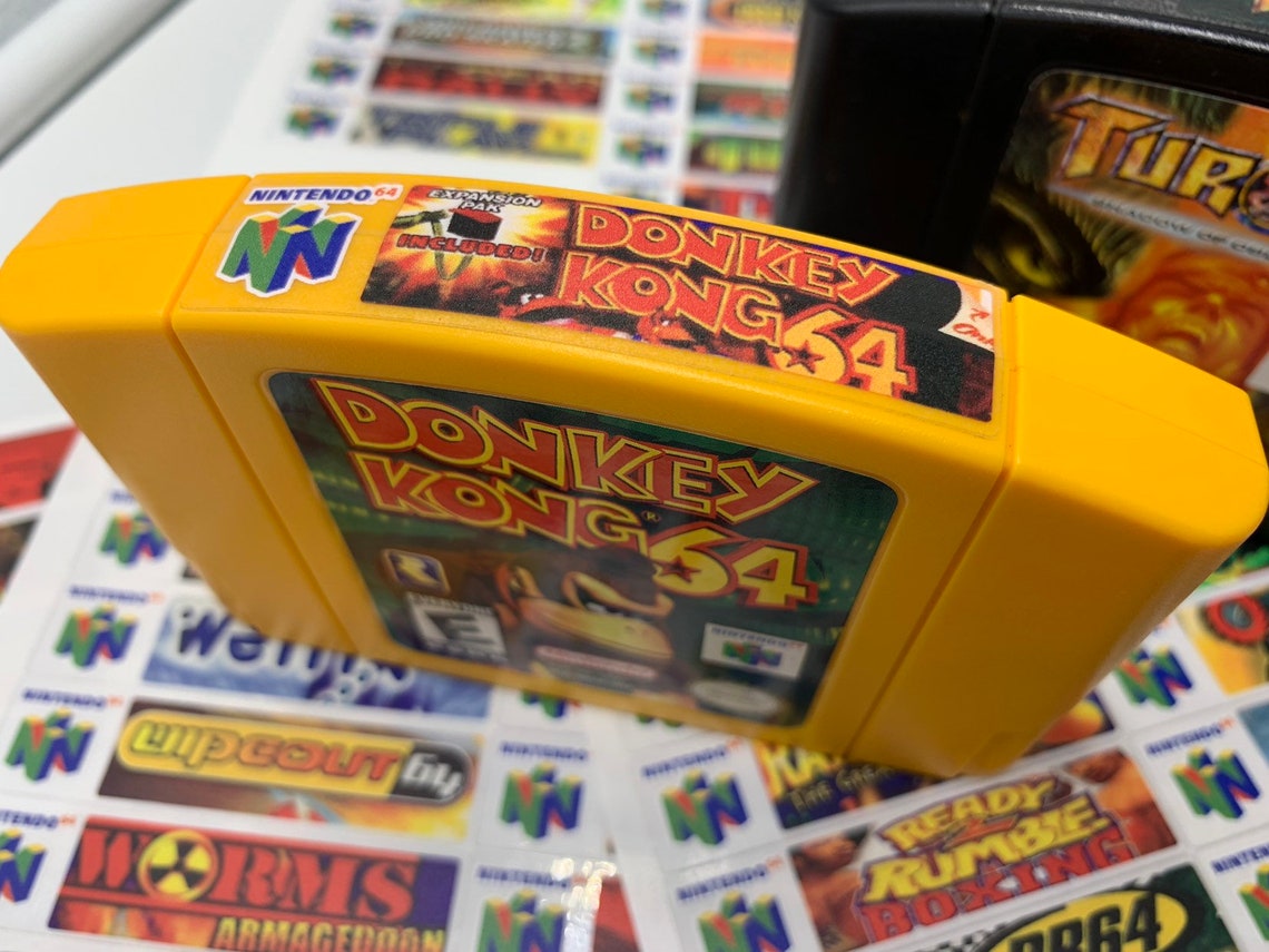 N64 End Labels All NEW Clear - Etsy