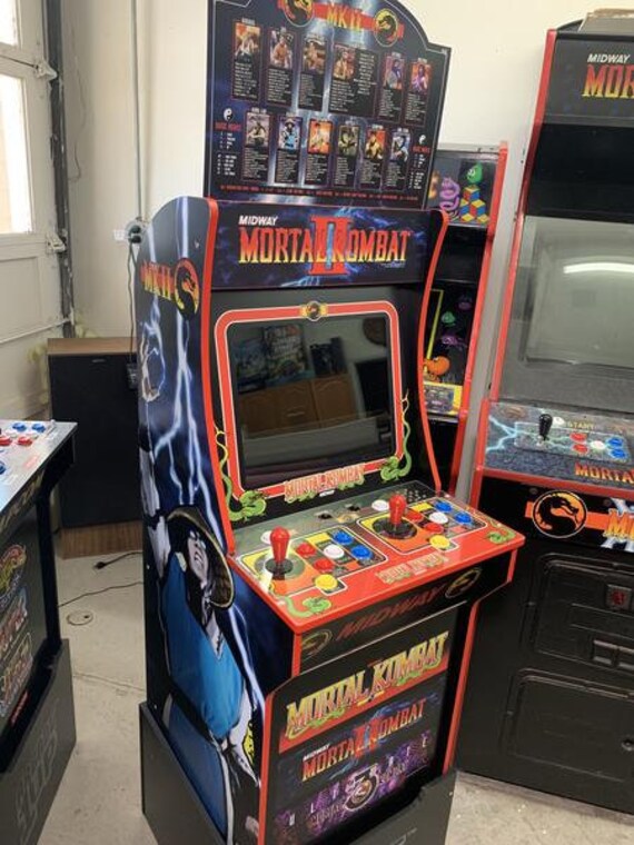 Arcade 1up Mortal Kombat 2 Topper Etsy