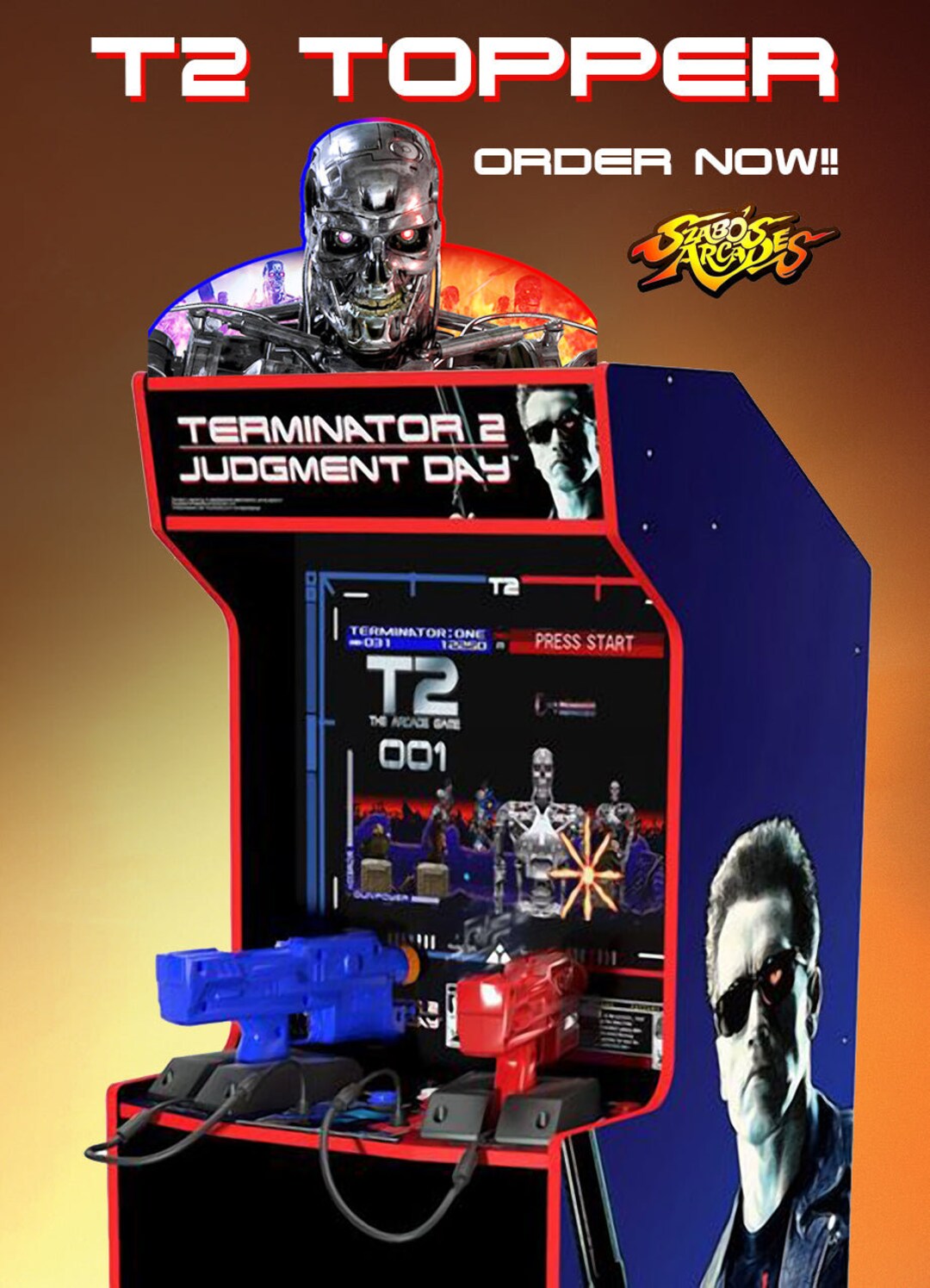 thumbnail image 2 of Arcade1Up Terminator 2 Custom Cable Mod Plugs (Made In USA) 2 of 3